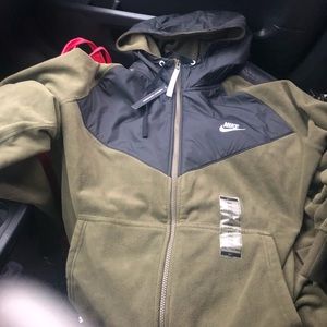 Men’s Nike Nylon & Fleece Jacket New w Tags XXL
